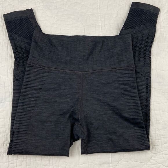 Athleta Heathered Gray Cutout Holes in Legs Design size Small - Picture 1 of 7